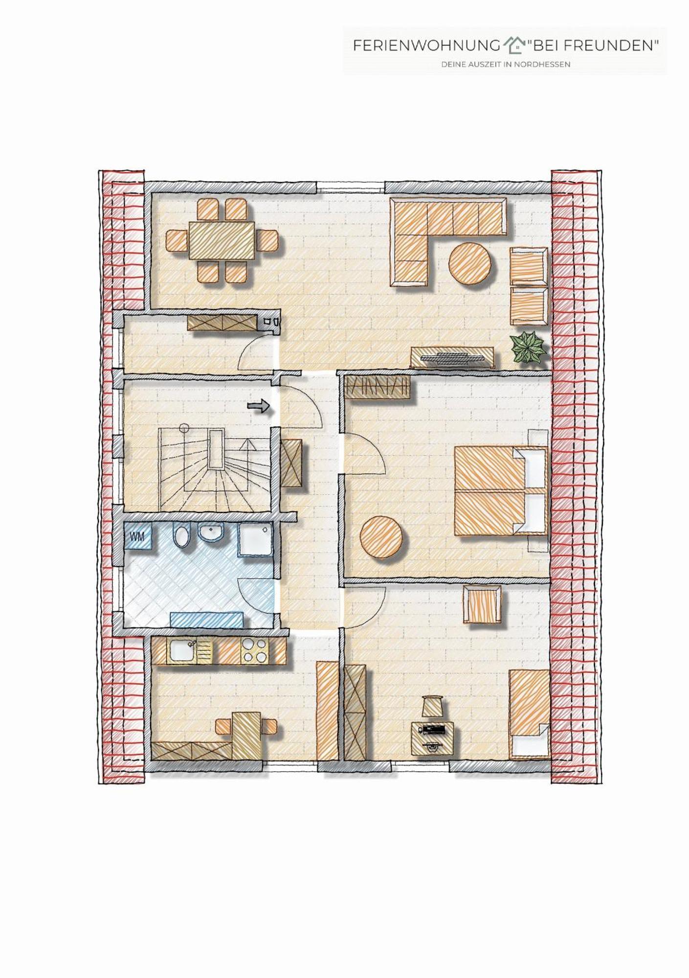 Ferienwohnung "Bei Freunden" Naumburg  Exteriér fotografie